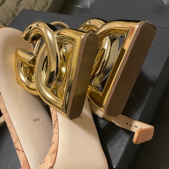 Dolce and Gabbana (Women's Ankle Strap High Heel Sandals) - Picture 3 of 7